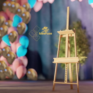 FILGRANE chevalet seul Chevalet GRAND / trépied bois