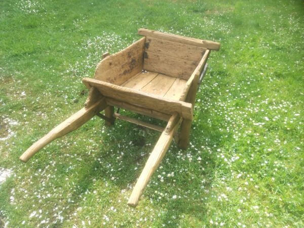 Brouette Ancienne en bois – Image 2