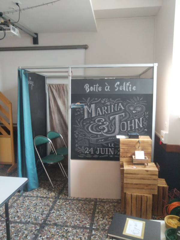 La Cabine à Selfie - de type Photomaton / Photobooth