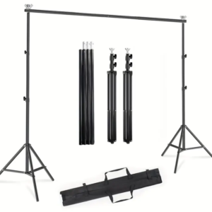 Support pour toile de fond ou drap blanc