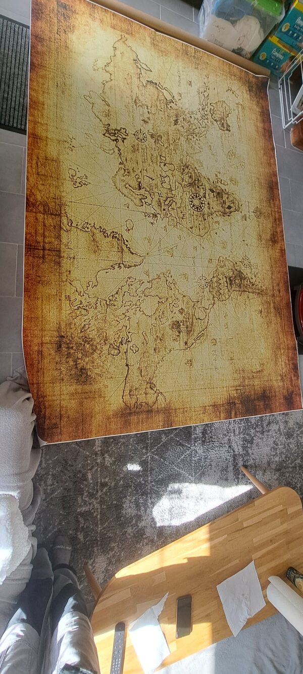 Toile de fond - Carte du monde