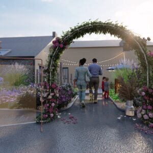 Arche de cérémonie / Arche de fleuriste