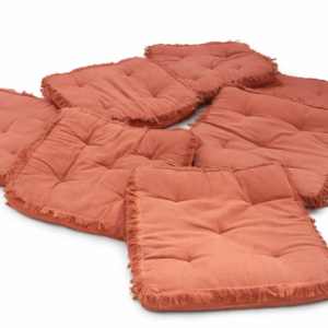 coussins terracotta