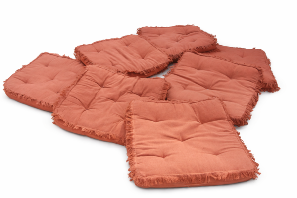 Coussin terracotta