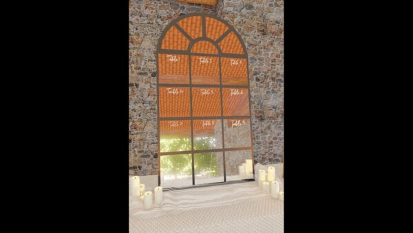 Miroir / plan de table - y compris personnalisation