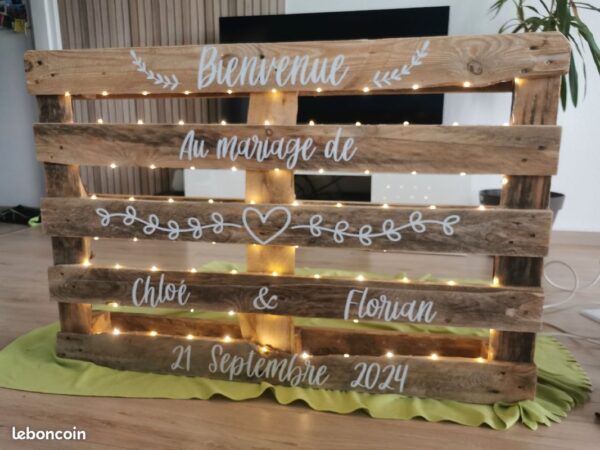 Panneau de bienvenue ' Rustica'  personnalisation