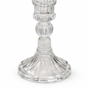 Bougeoire Baroque en verre épai