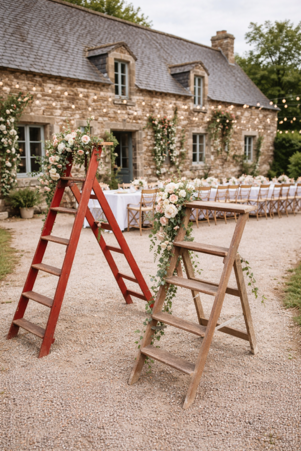 Echelles / Escabeau bois